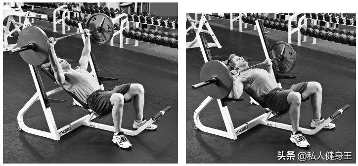 左边圆形胸肌右边方形胸肌,初学者胸肌锻炼方法图解