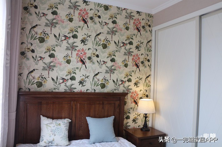 美式玄关背景墙,美式复古风格入户玄关迎门墙