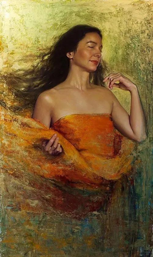 半成品看上去也如此精彩：美国画家路易斯的肖像作品