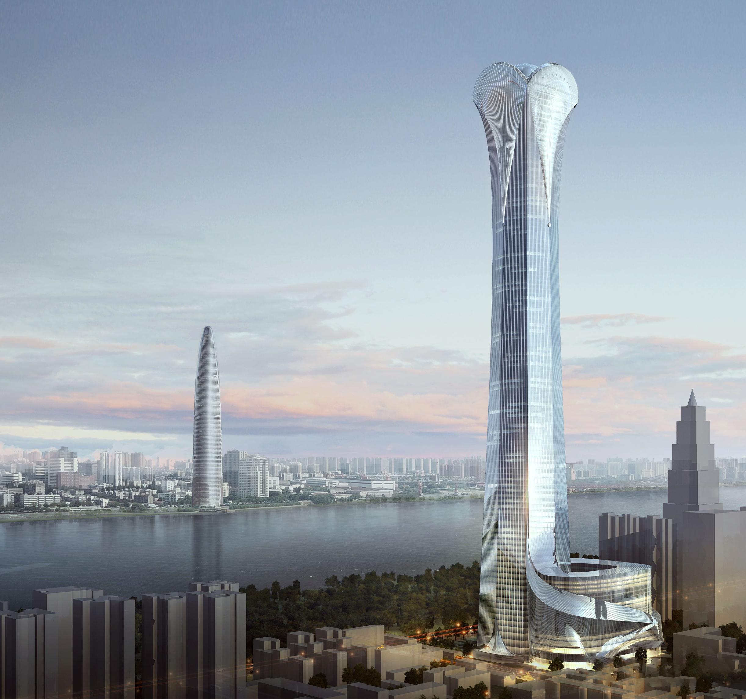 武汉400摩天高楼集合,武汉900米的高楼大厦