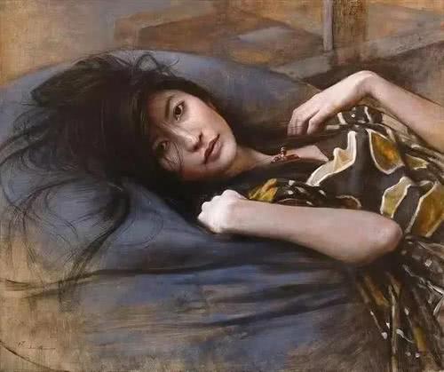 他画了个水中少女,被机器人识别为照片,放大十倍后,专家安静了