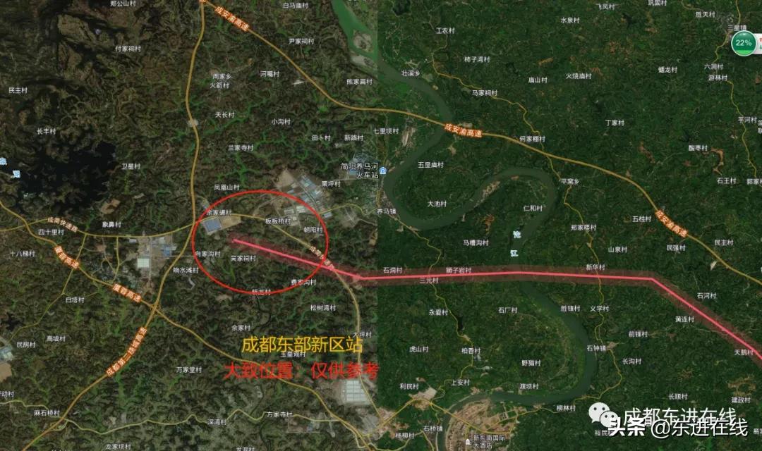 成都东部新区高铁站最新规划图,成都东部新区火车站规划