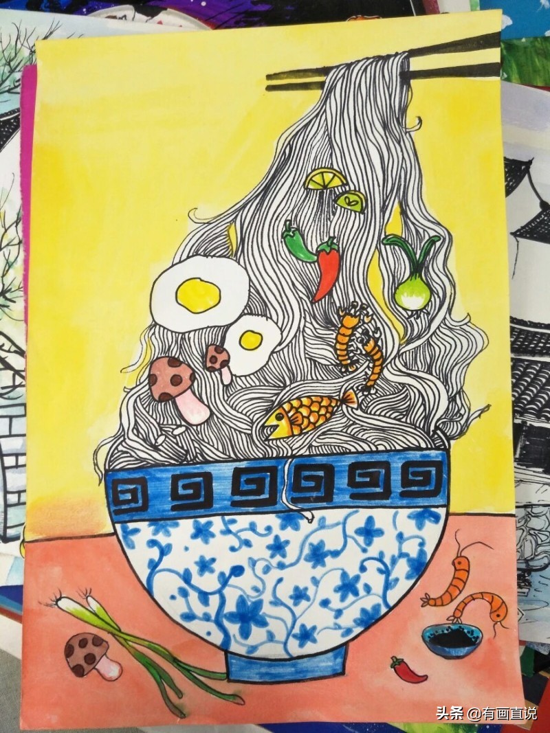 儿童创意画7-10岁变废为宝,儿童创意画7-10岁