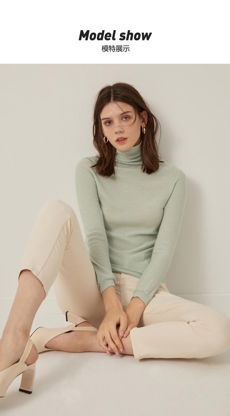 显瘦初秋打底衫上衣女高级感,时尚潮款女打底衫秋冬