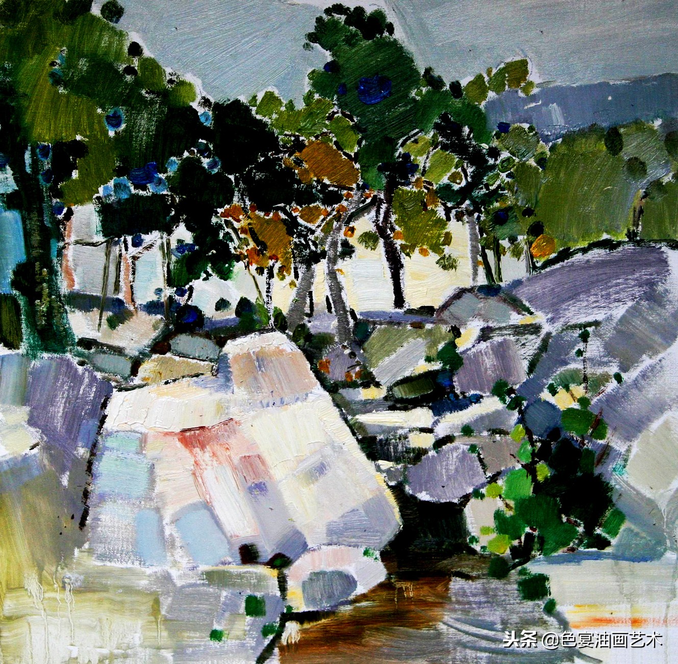 俄罗斯油画大师风景油画教程视频,油画大师油画风景创作教学视频