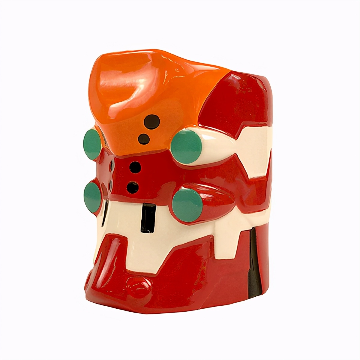 模玩周边:《新世纪福音战士》初号机/贰号机头部造型马克杯