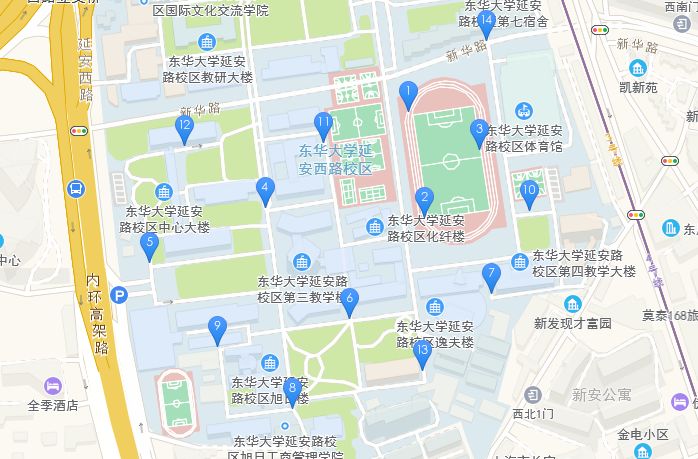 上海市晨跑团,沪上23所高校