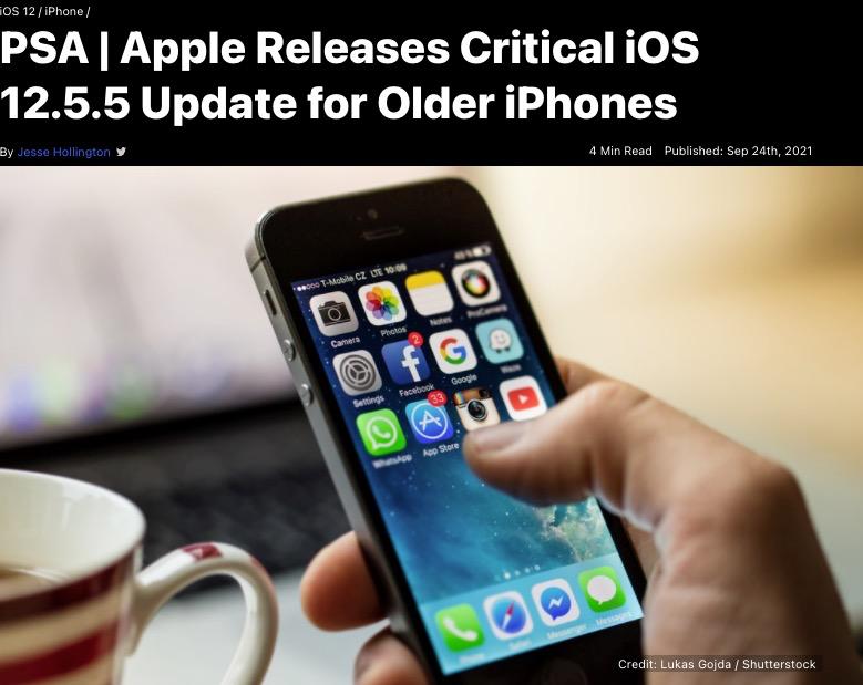 iphone5s要不要更新ios12,iphone5s可以升级ios12.5.2系统吗