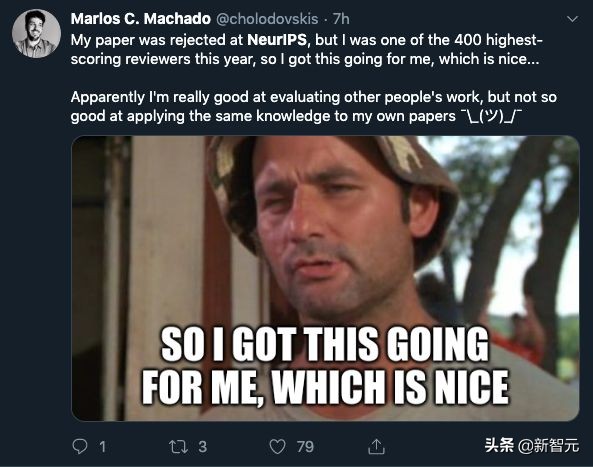 NeurIPS2019放榜，田渊栋4篇论文被接收，高分低分均可能被拒