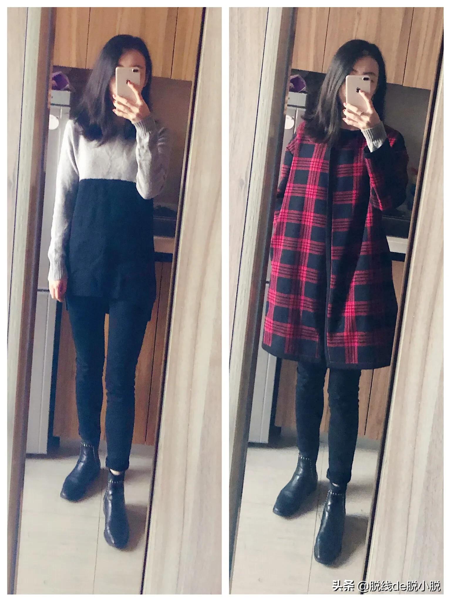 脱线本周穿搭分享：粉灰白黑驼5款5色针织衫，让你一周穿搭不重样