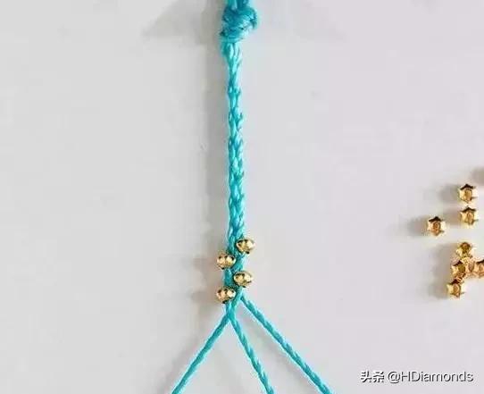 10颗转运珠手绳编法,2021转运珠手绳编法