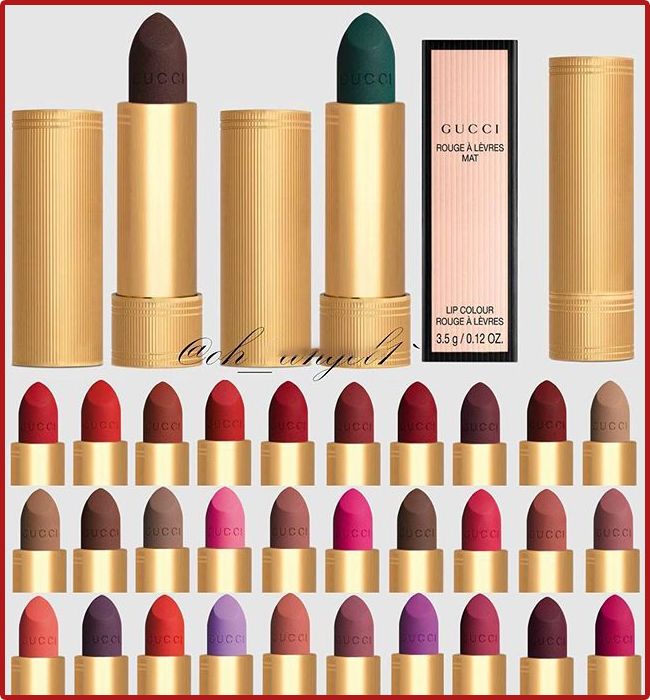 今年秋冬大牌的口红复古红,gucci蓝管最热色口红推荐