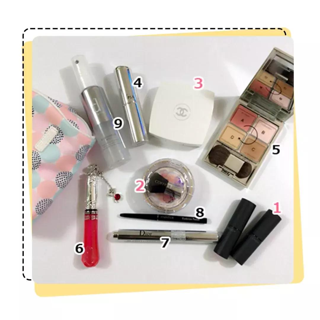 日本小姐姐化妆表情包,日本小姐姐化妆包收纳