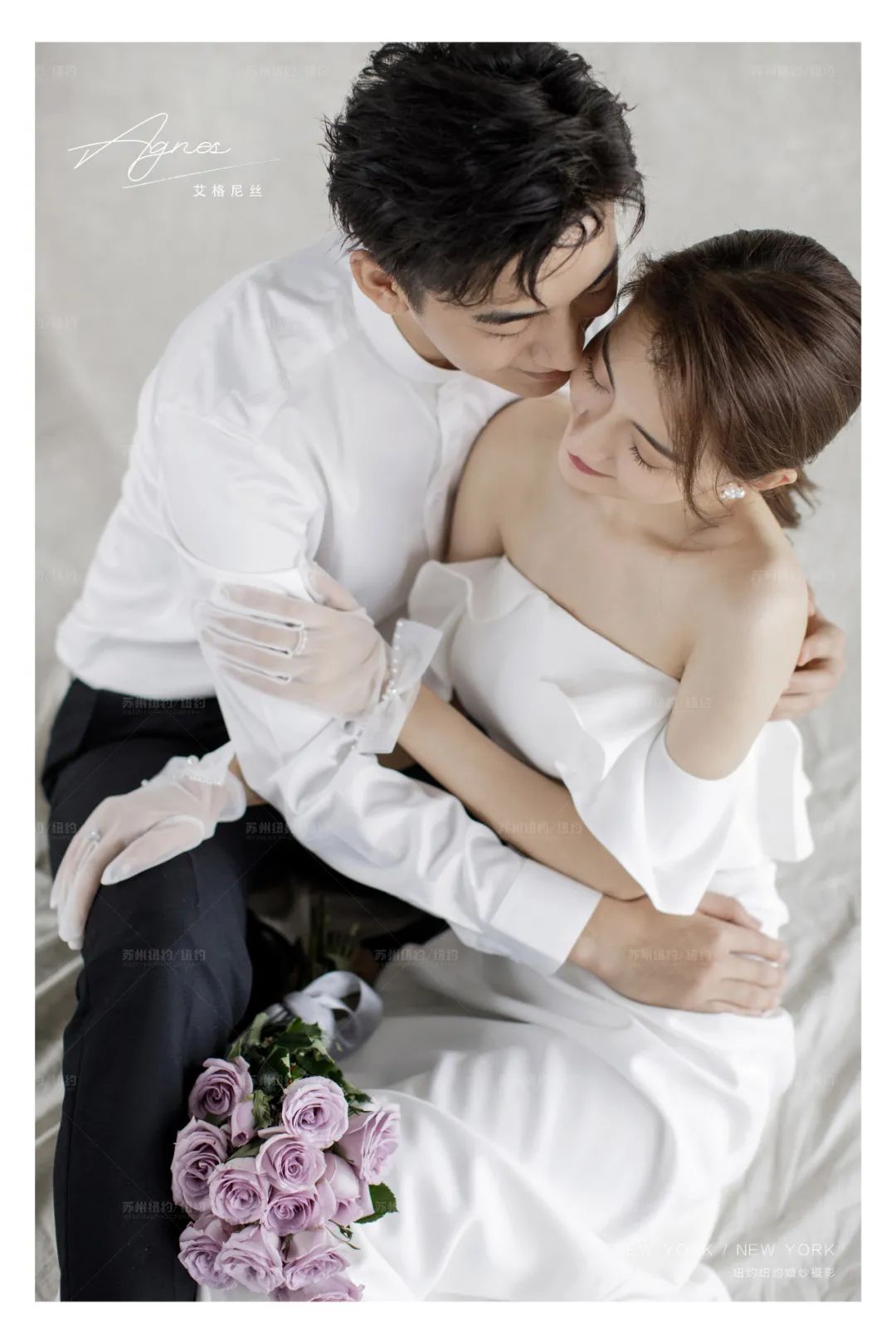 15年法式油画风婚纱照,唯一视觉油画风高定婚纱照