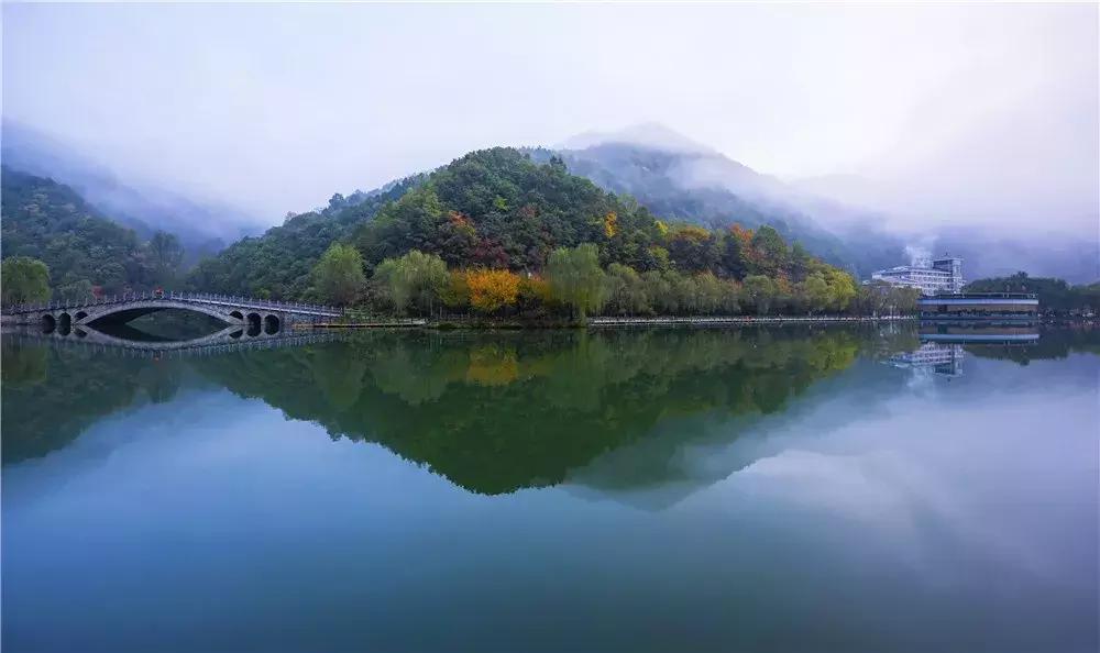 洛阳重渡沟景区夜景,洛阳重渡沟之山水篇