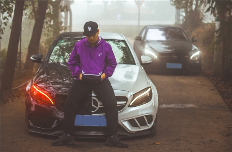 奔驰c200l黑武士改装,奔驰c200l合法改装案例