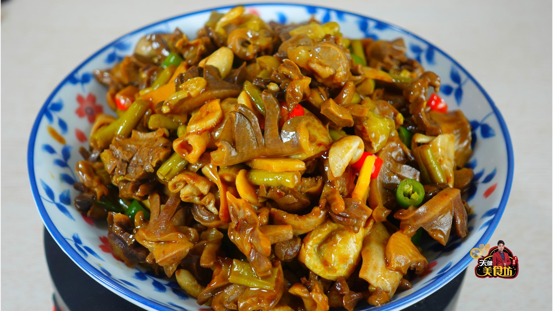 酸豆角炒鸡杂的正宗做法王刚,酸豆角爆炒鸡杂的做法