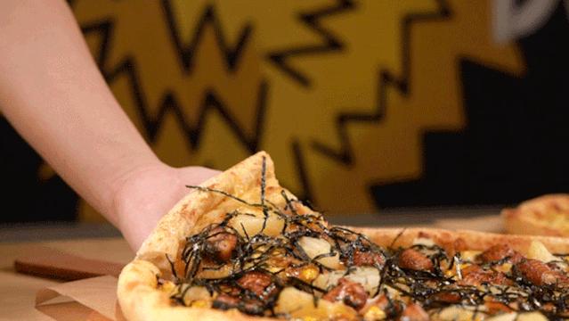 乐凯撒榴莲比萨买一送一只卖两周,乐凯撒爆浆榴莲披萨