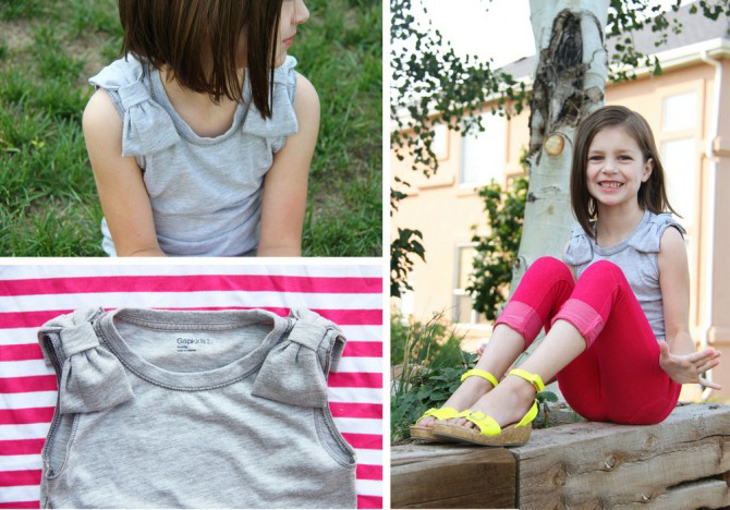 旧衣改造t恤衣摆,旧衣改造圆形下摆t恤女