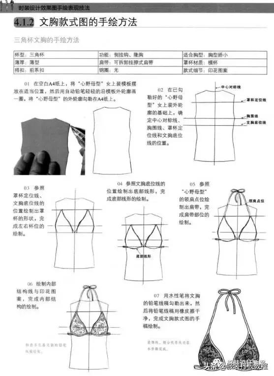 手绘服装款式图线稿书籍,服装款式图手绘专业教程