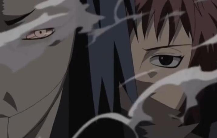 蝎第一次露出真面目迪达拉的反应,迪达拉知道蝎死后的反应