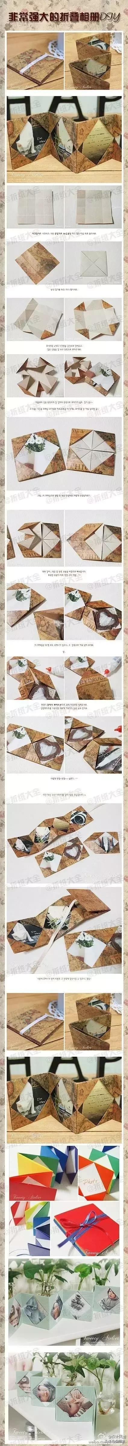 用小卡纸折又有趣又好玩的折纸,折纸手工8-10岁两张彩纸