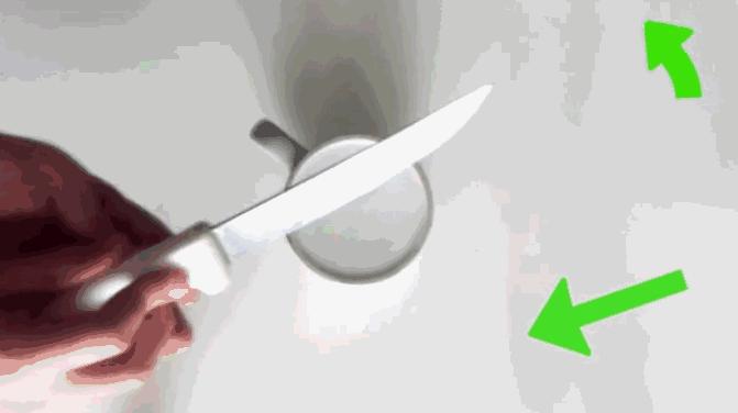 菜刀变钝怎么办？只需30秒，刀刃立马锋利无比！