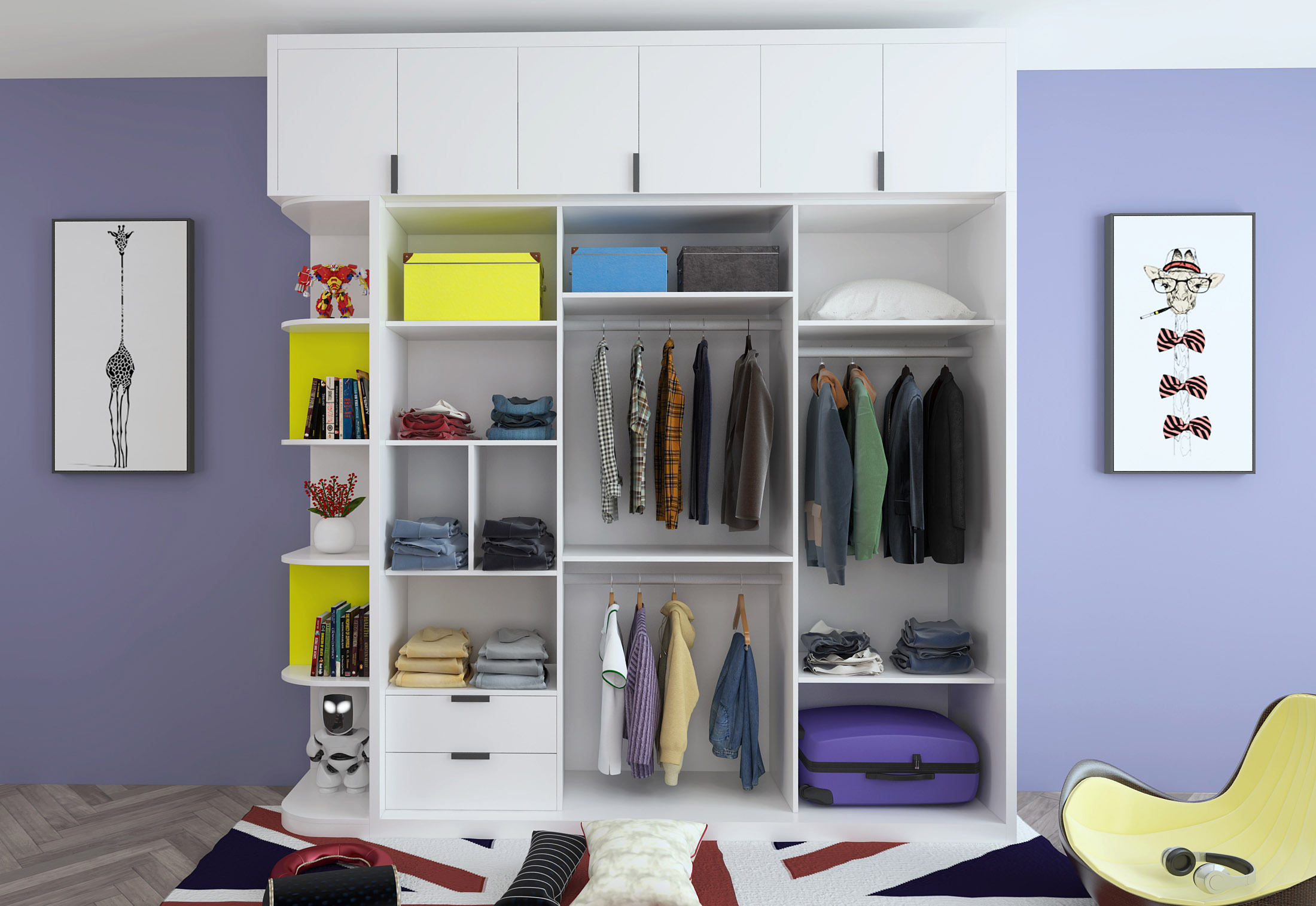 夏秋季节换季衣物收纳,秋冬换季衣物