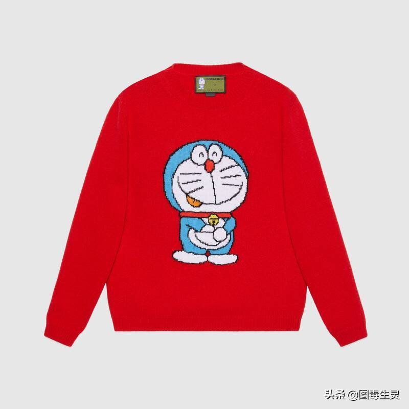 蓝胖子哆啦a梦的图片,哆啦a梦古驰联名蓝胖子