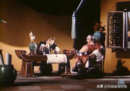 国风皮影戏人物绘画,国风木偶