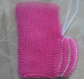 温暖又好看的宝宝毛线鞋编织,爱心棒针棉拖鞋的编织教程