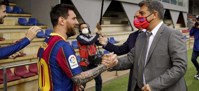 拉波尔塔送走小罗,拉波尔塔现在希望梅西回巴萨吗