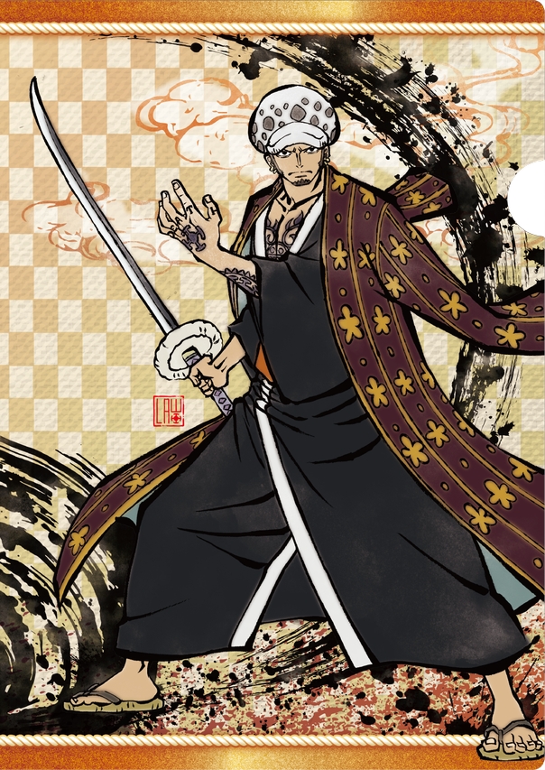 这个罗我爱了！《海贼王》官方公布大量水墨风格美图