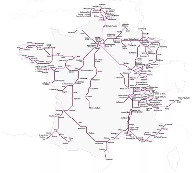 法国tjv高铁,法国高速铁路tgv案例分析
