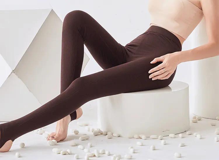 桑蚕丝保暖酷裤子,蚕丝保暖裤100%桑蚕丝不踩脚外穿