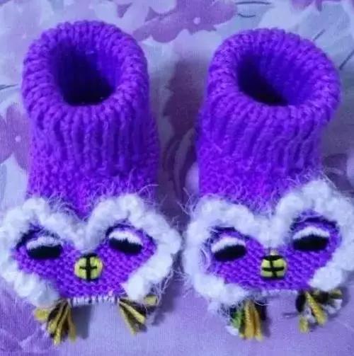 6-12个月宝宝毛线鞋教程,可爱款钩针宝宝鞋