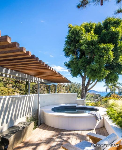 下沉式户外浴缸,户外浴缸布置