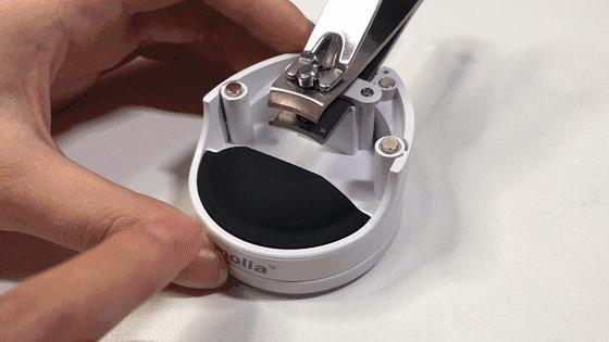 给老人剪厚指甲的指甲刀,日本进口放大镜指甲刀老人专用