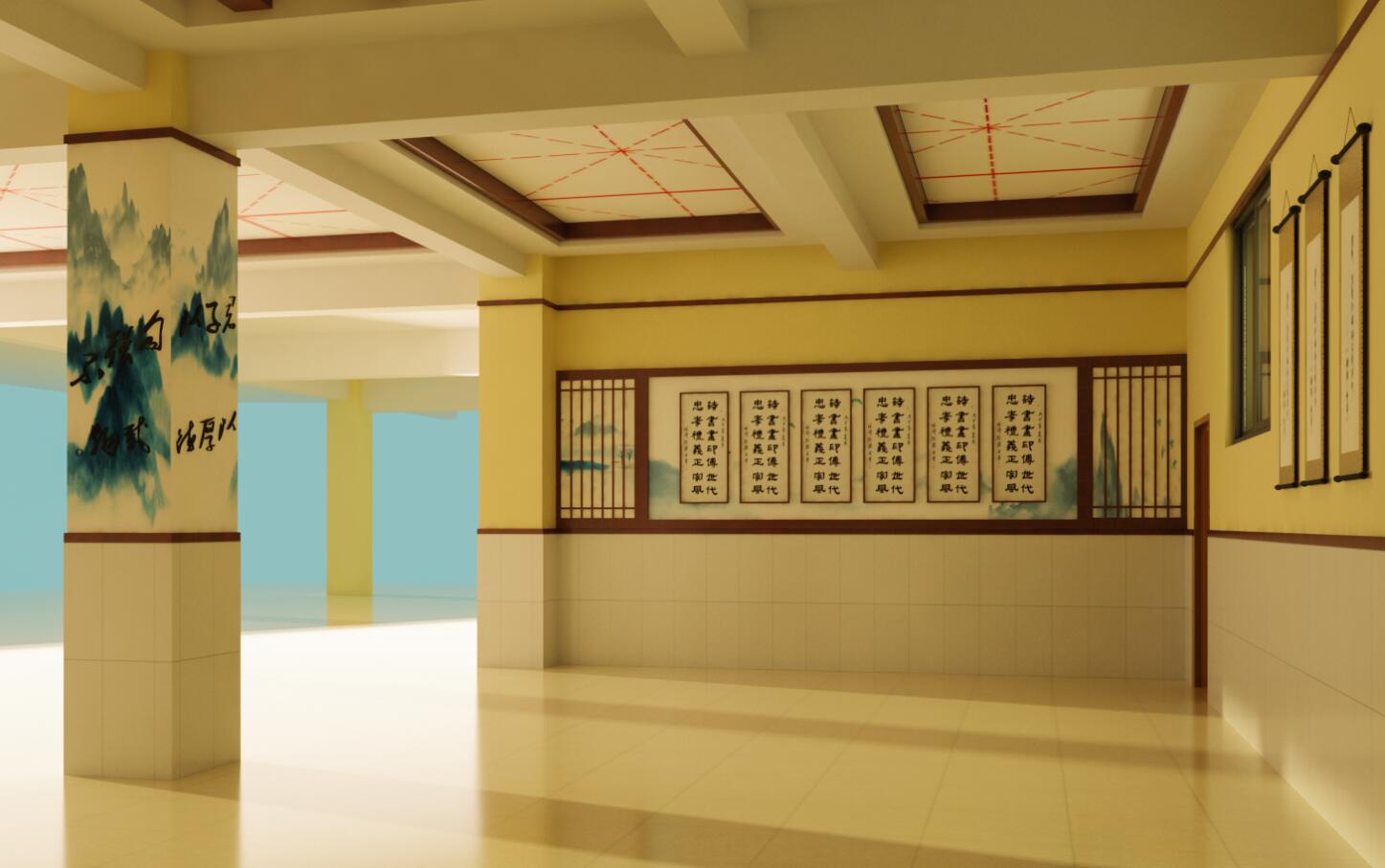 重庆巴南区恒大城小学校园,巴南区校园室外文化墙设计价格