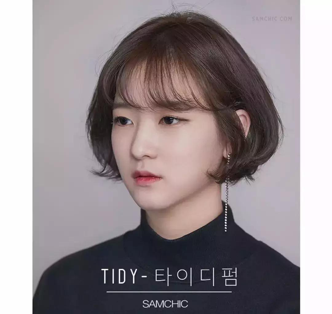 大脸国字脸适合的短发发型,大脸妹子最适合的四款发型