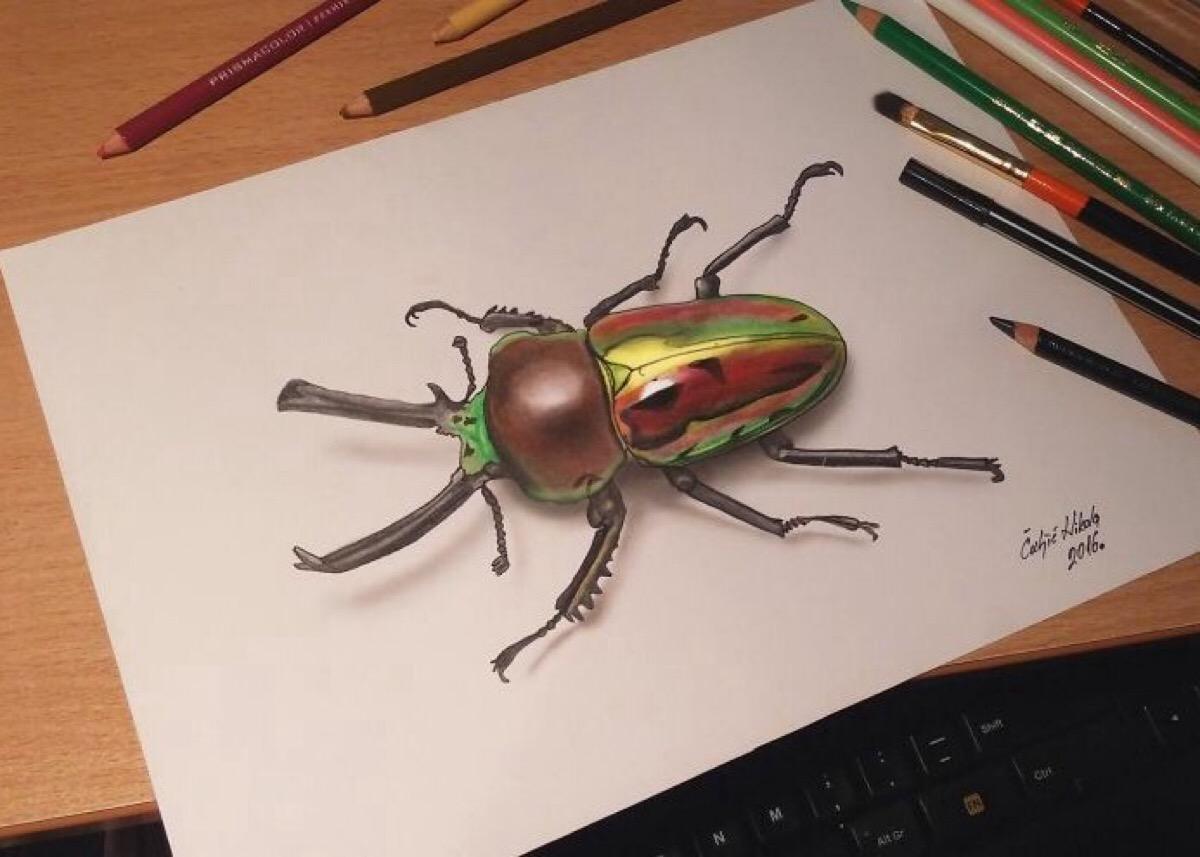 大开眼界，终于知道什么是3D绘画了，太惊喜了