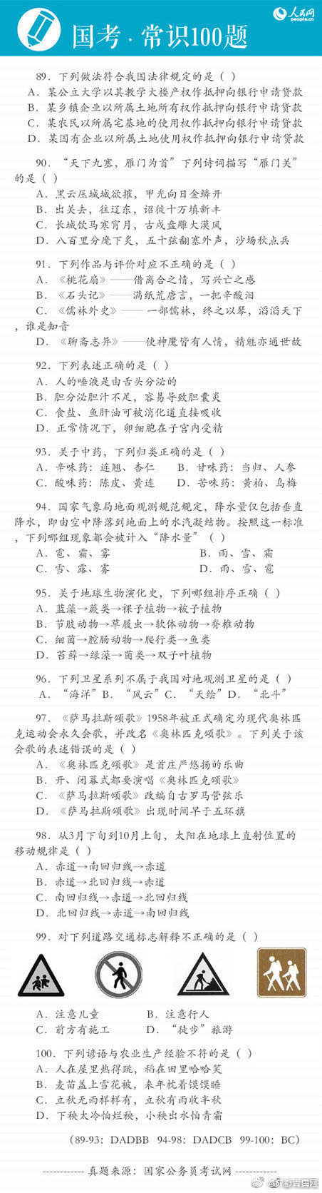 公务员医学常识100题,公务员常识题怎么复习
