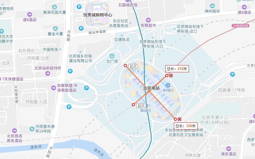 上海虹桥站对比北京南,北京南站和上海南站谁更大