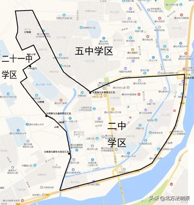 通化市小学学区划分,通化市学区几年一划分