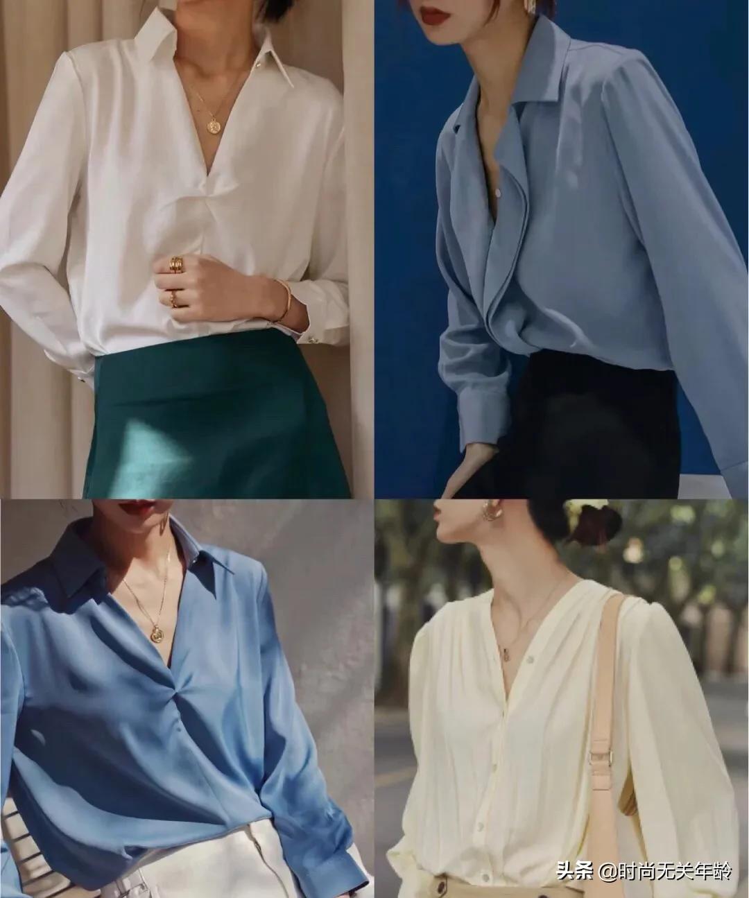 这个秋天跟衬衫很配,法国女人初秋衬衫穿搭