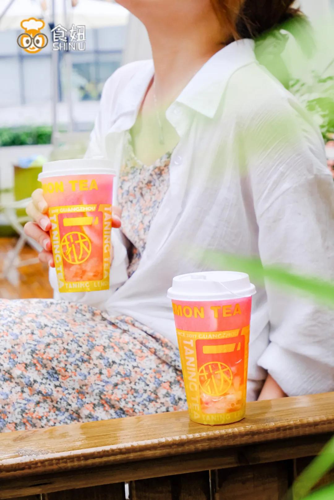 第一次用吸管嗦粉，挞柠「东南亚柠檬茶」好会玩