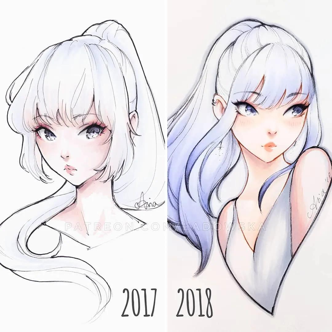 软萌可爱的动漫美少女怎么画,画可爱的动漫美少女特别简单