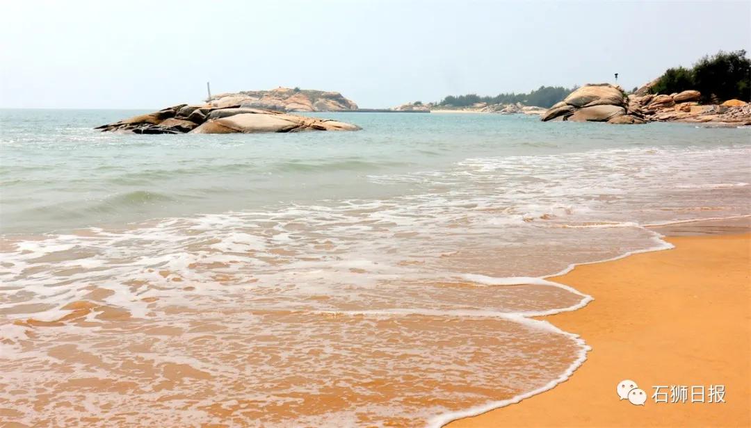 一片美丽的沙滩,石狮最美海滩