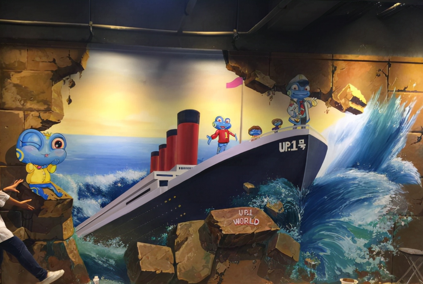 3D墙绘效果图,北京3d墙绘设计师