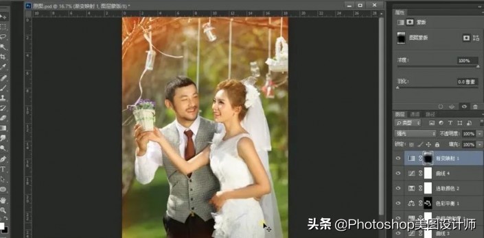 婚纱后期修图多少钱一张,ps修婚纱照片所有步骤教程